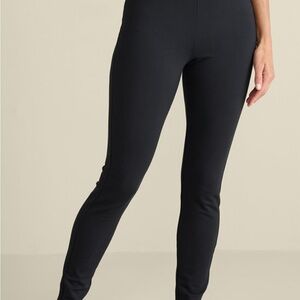 Soft Surroundings | Soft Essential Ponte Black Leggings | Sz PXS